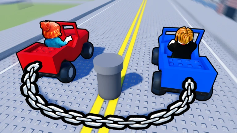 Chained Cars [2 Player Obby]