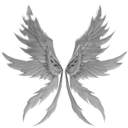 Angel Head Back Wings