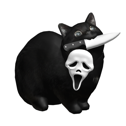 Scream Ghostface Cat with a Knife Roblox item
