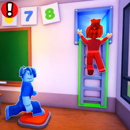 Team School Escape! (TEAMWORK OBBY) [NEW!]