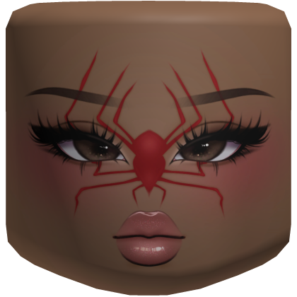 Baddie Red Spider Tattoo Makeup
