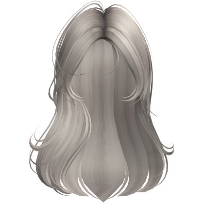 Long Wavy Hair (Grey) Roblox item