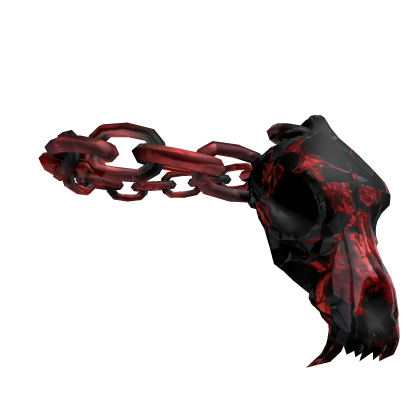 Red Black Skull Chain Roblox item