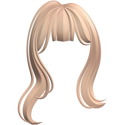 Kawaii Coconut Beach Swoopy Bangs (Blonde) Roblox item