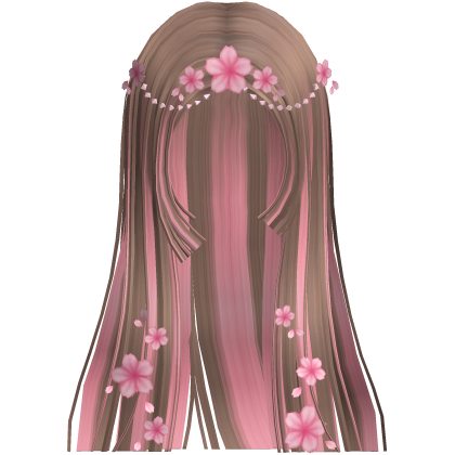 Sakura Princess Hime Cut (Milktea&Pink) Roblox item