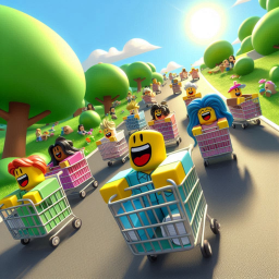SHOPING CART RACE 🏁