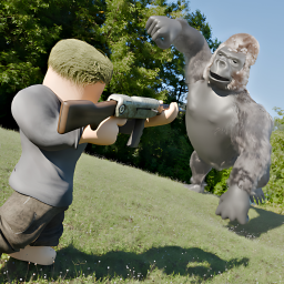 [ 🦍 ] 100 Robloxians VS 1 Gorilla