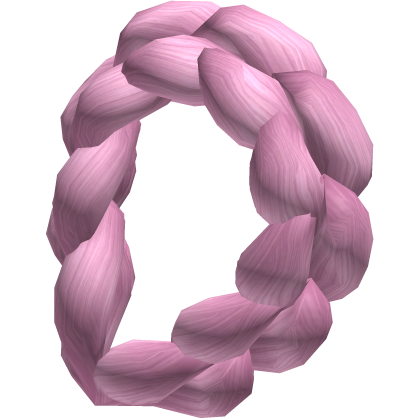 Pale Pink Twin Loop Braids Extension Roblox item