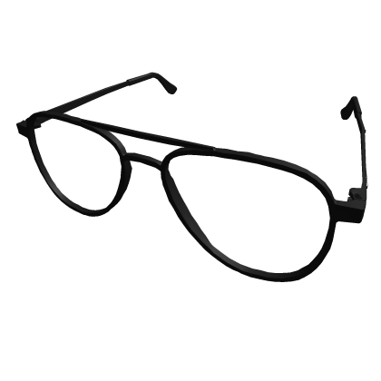 Matte Black Aviator Glasses
