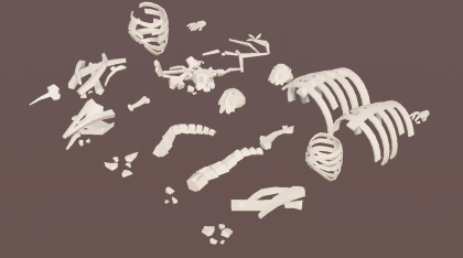 Low Poly Bones Pack preview 1