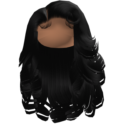Glamorous Side Swept Curls [Black]
