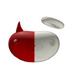 Angelic demonic jelly bean