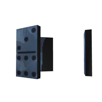 Double Blue Steel Domino Crown Roblox item