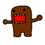 Brown Domo Roblox badge thumbnail