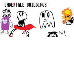 Undertale Buildings {Hot land!}