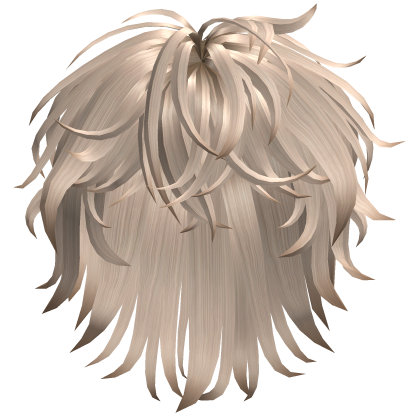 Tousled Layered Shag Hair - Blonde