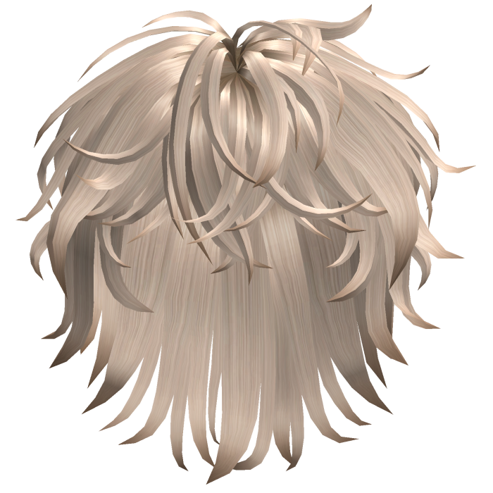 Tousled Layered Shag Hair - Blonde