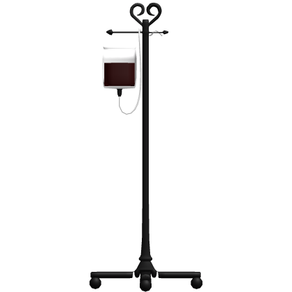 ✚ : Back LEFT dark red nurse UV stand Roblox item