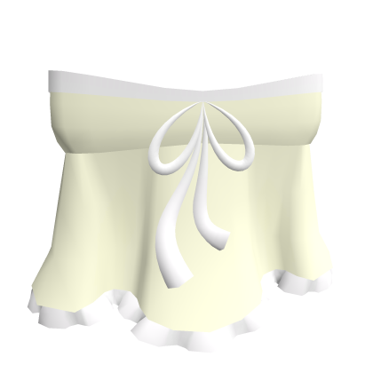 Cute Ribbon Dress Yellow