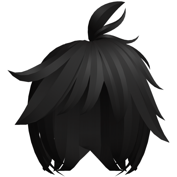 black vocaloid popstar short hair