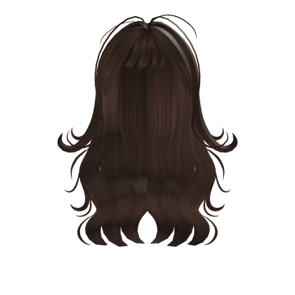 Messy Y2K Wavy Cute Popstar Hair (Brown) Roblox item