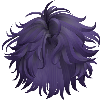 Messy Wavy Shag Hair - Purple