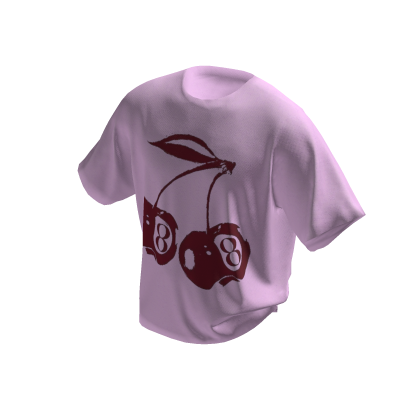 Cherry Pink Graphic Tshirt thumbnail
