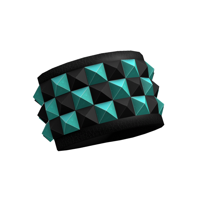 Left Scene Studded Bracelets (Turquoise & Black)
