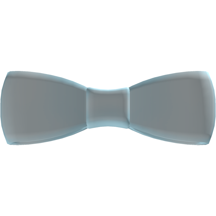 . ‿ ♡ cutest flat mouse bow in blue