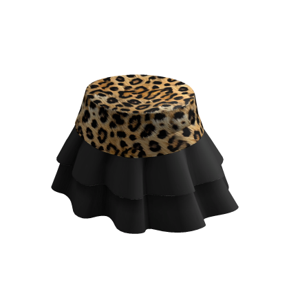 leopard ruffled skirt thumbnail