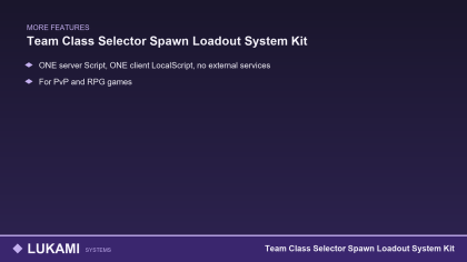 Team Class Selector Spawn Loadout System Kit preview 5