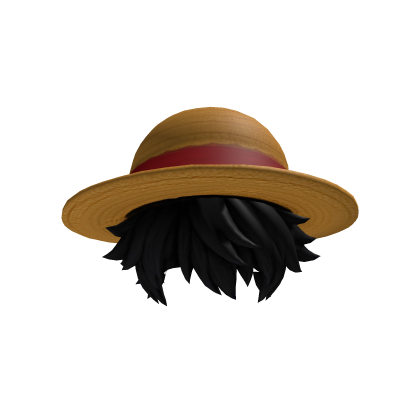 Luffy Straw Hat Hair Roblox item