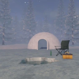 Ice Fishing Winter Lake [Showcase] icon