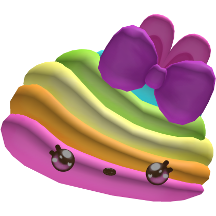Acessório de Boca Cupcake Arco-Íris Kawaii