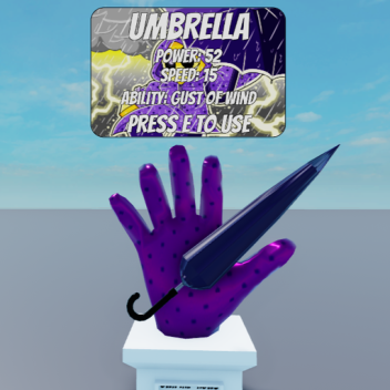 Umbrella Glove Testing