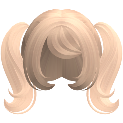 Cute Dolly Curly Pigtails (Blonde)