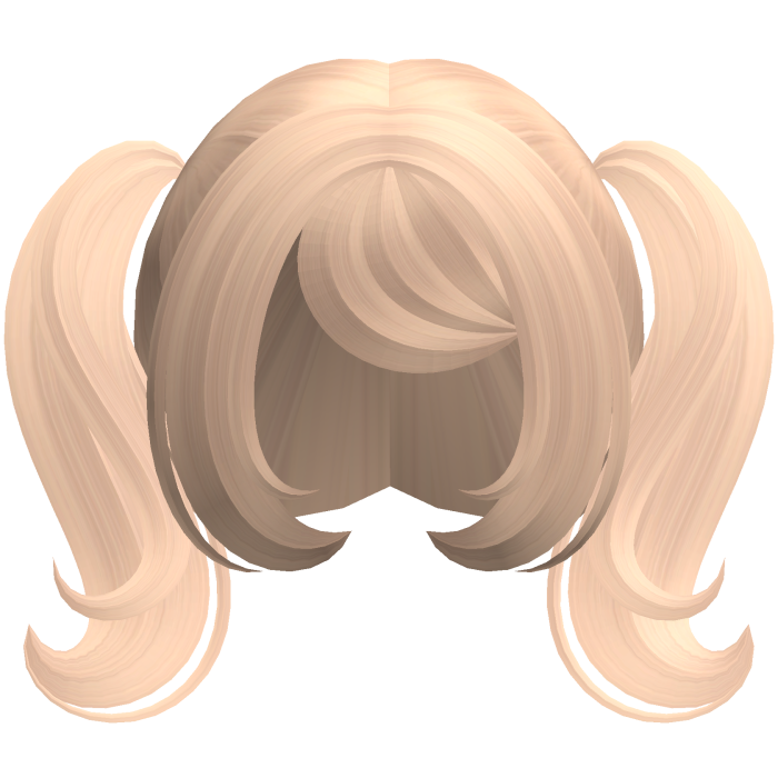 Cute Dolly Curly Pigtails (Blonde)