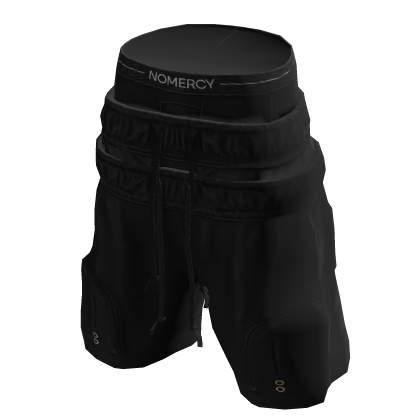 String Shorts - with Boxers (Black) thumbnail