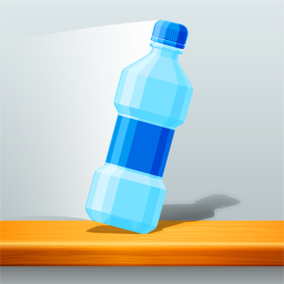 flip  a water bottle