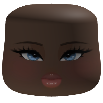 Pretty Soft Makeup Glam Cheeks Face W/ Blue Eyes