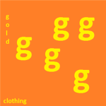 gold clothing