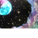 The moon/galaxy squad