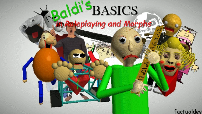 Baldi's Basics in RP and Morphs | Roblox Game - Rolimon's