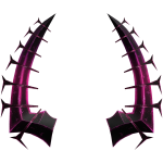 Hot Pink Horns of the Fallen Kings