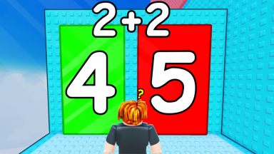 Thumbnail for Roblox game: Math Tower