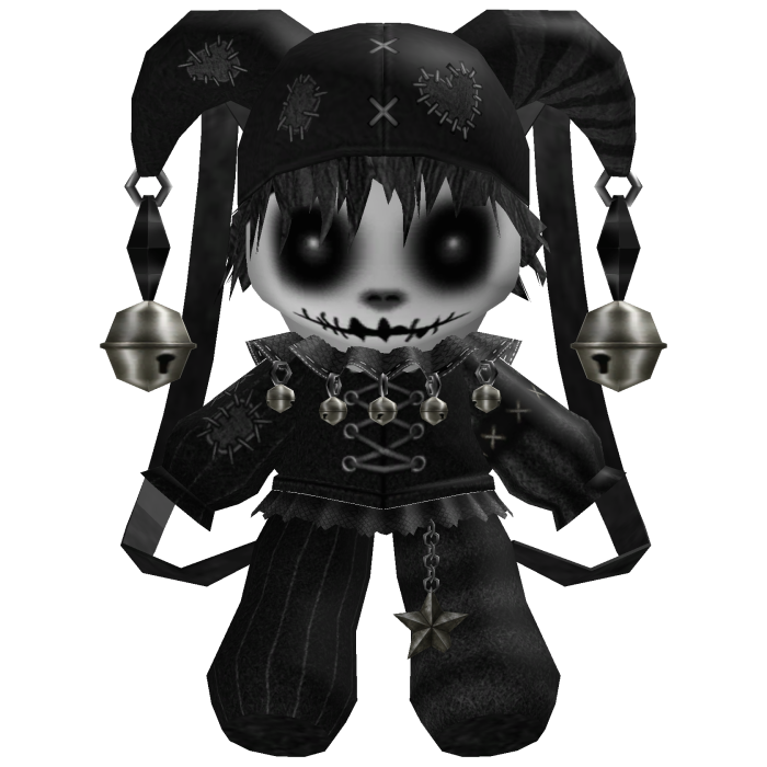 Gothic Emo Plushie Backpack 3.0 Black