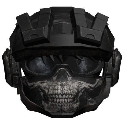 Black Tactical Combat Helmet Skull Mask Military