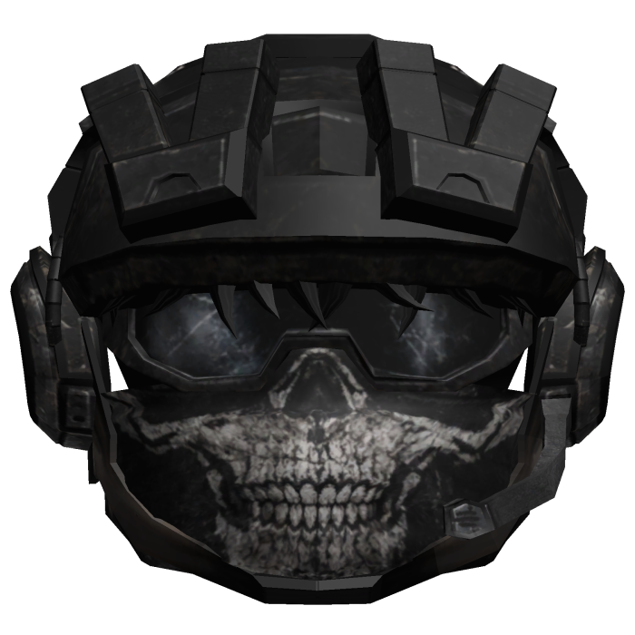Black Tactical Combat Helmet Skull Mask Military