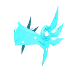 Glory Cyan Winged Helmet