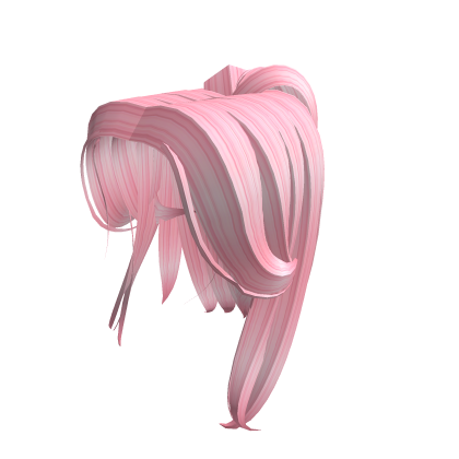 Cute Side Part Hair (Pink) Roblox item